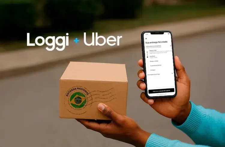 Uber e Loggi unem forças para revolucionar o envio de pacotes no Brasil: agora em seis novas capitais