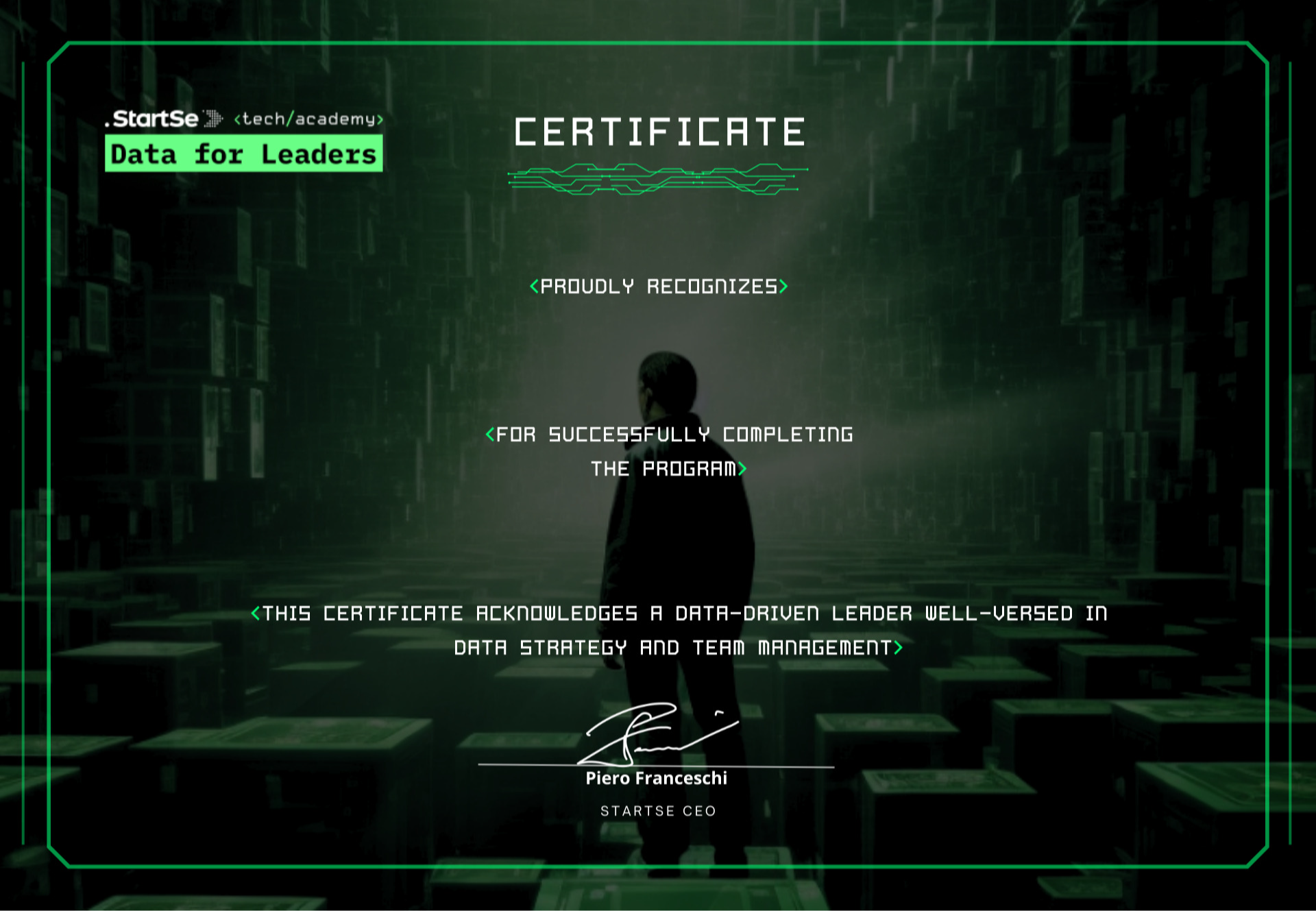 Certificado StartSe