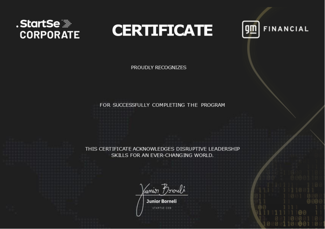 Certificado StartSe