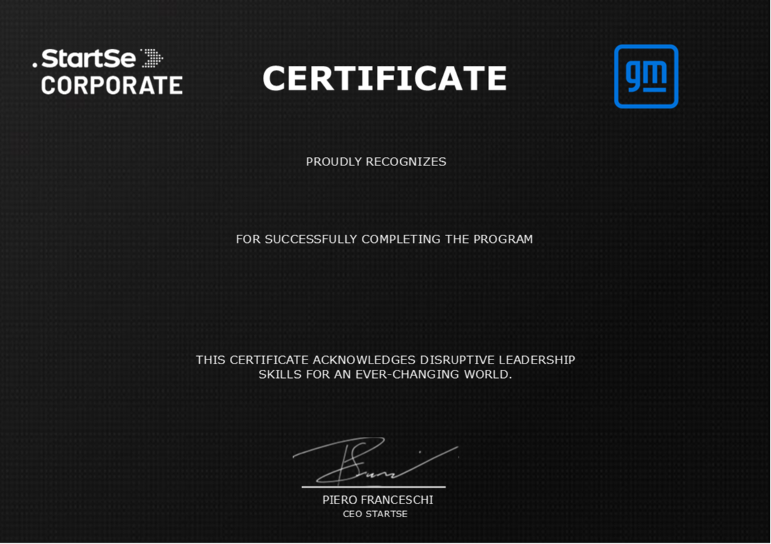 Certificado StartSe