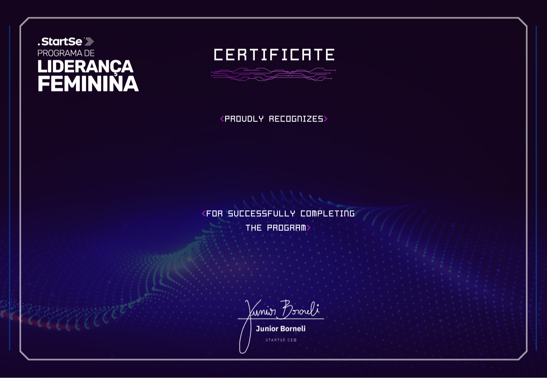 Certificado StartSe