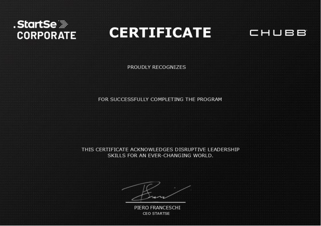 Certificado StartSe