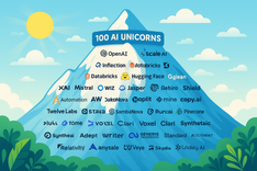 100 unicórnios de IA: o que o relatório global revela